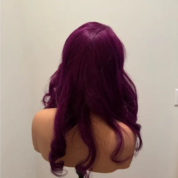 Vibrant Purple Lace Front Wig